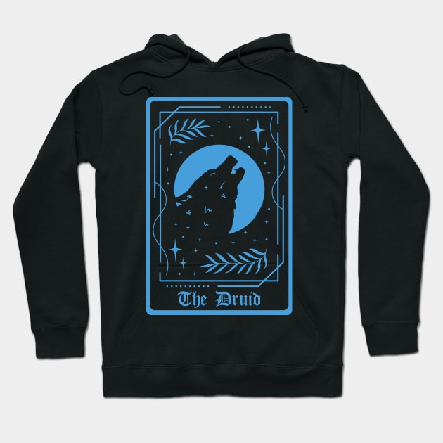 D&D Druid Class Tarot Card Hoodie by Sunburst